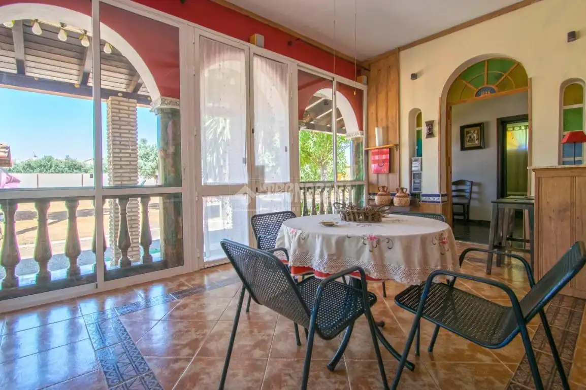 Terraza de Finca rústica en venta en Utrera con Aire acondicionado, Calefacción y Amueblado