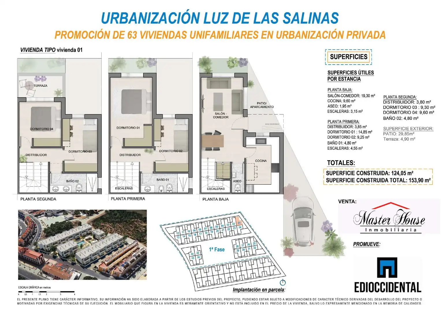 Casa adosada en venta en Aljaraque con Calefacción, Jardín privado y Terraza
