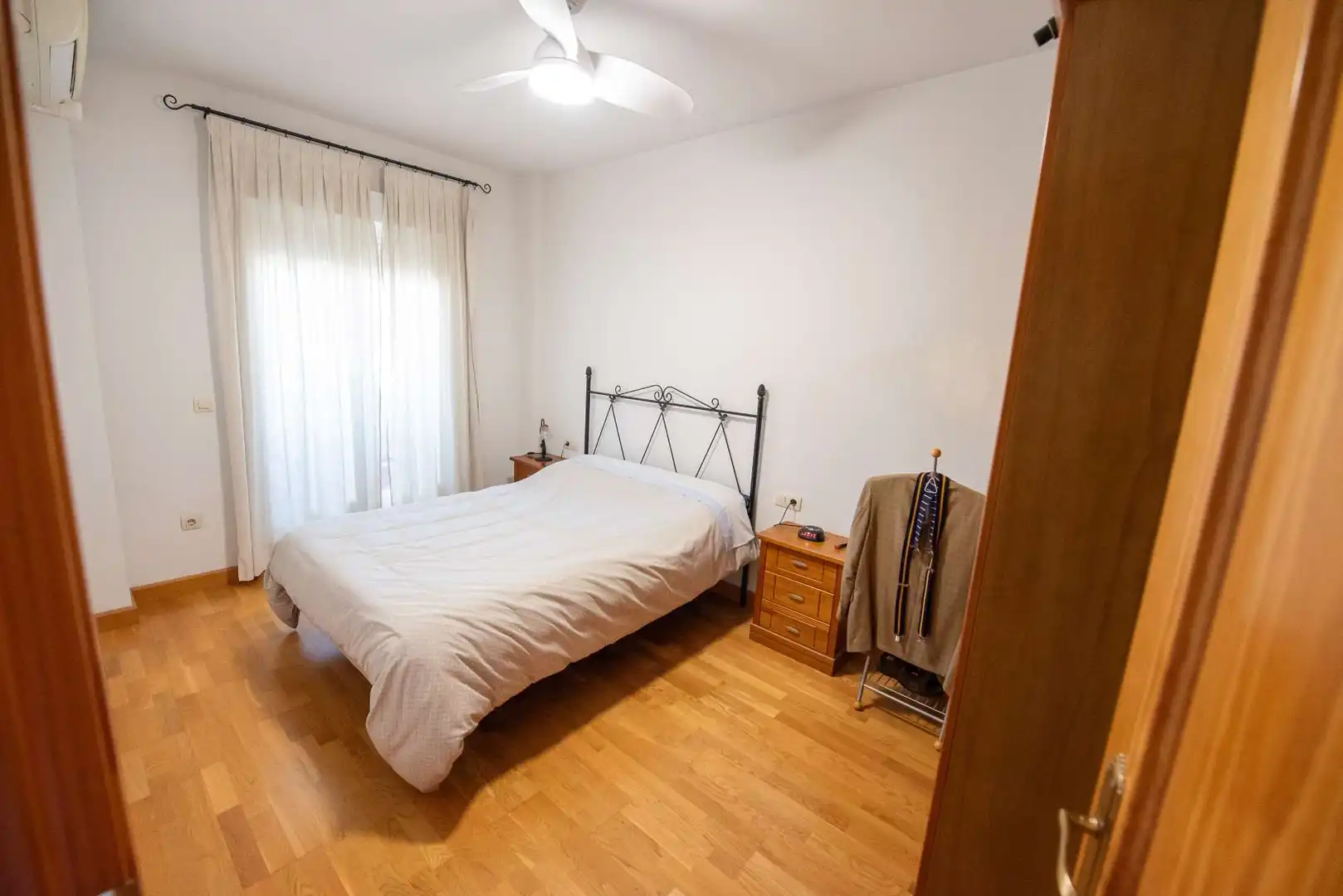 Bedroom of Flat for sale in Plasencia  with Air Conditioner, Heating and Furnished