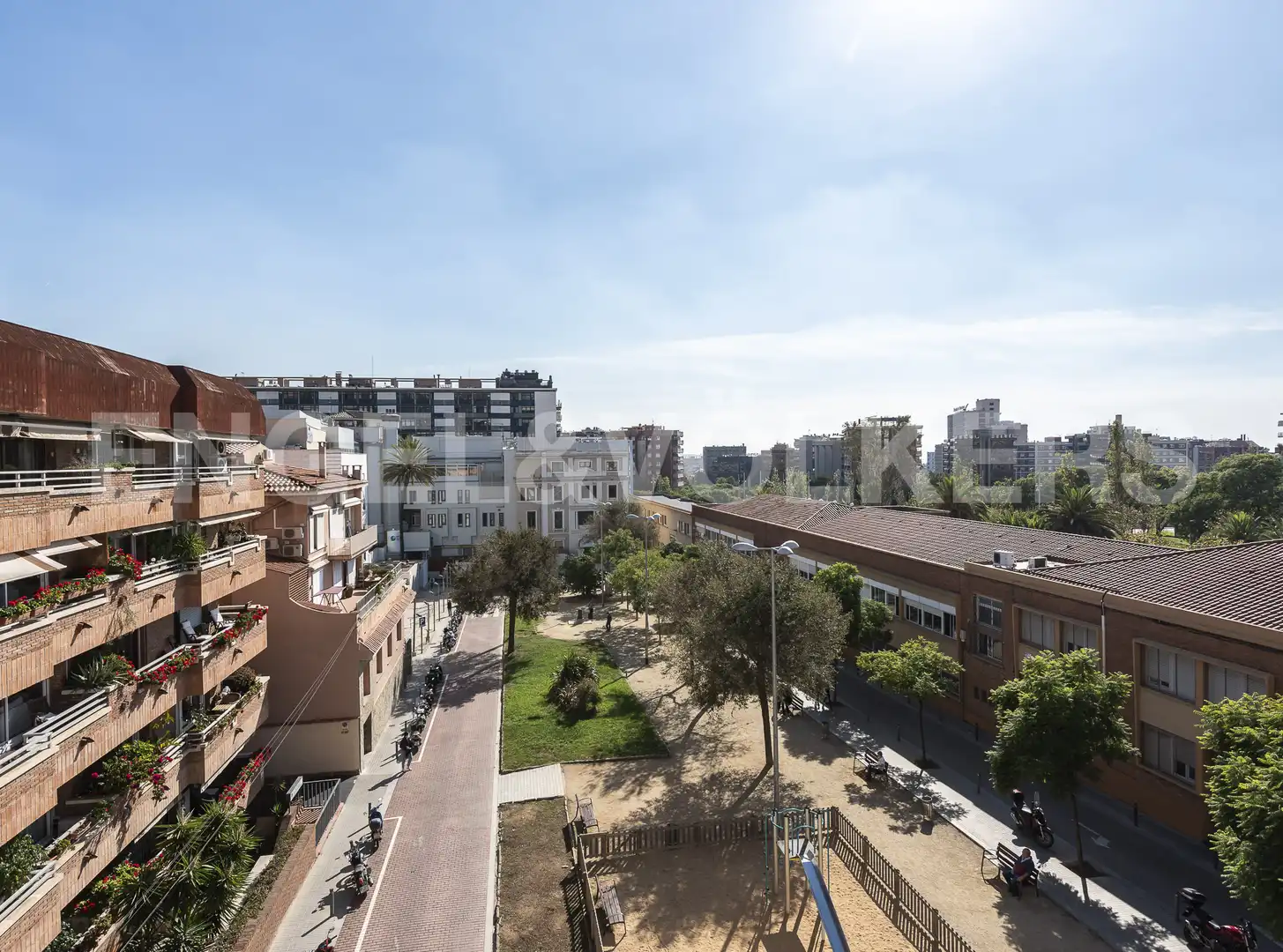 Terrace of Flat for rent in Barcelona  with Air Conditioner, Heating and Parquet flooring