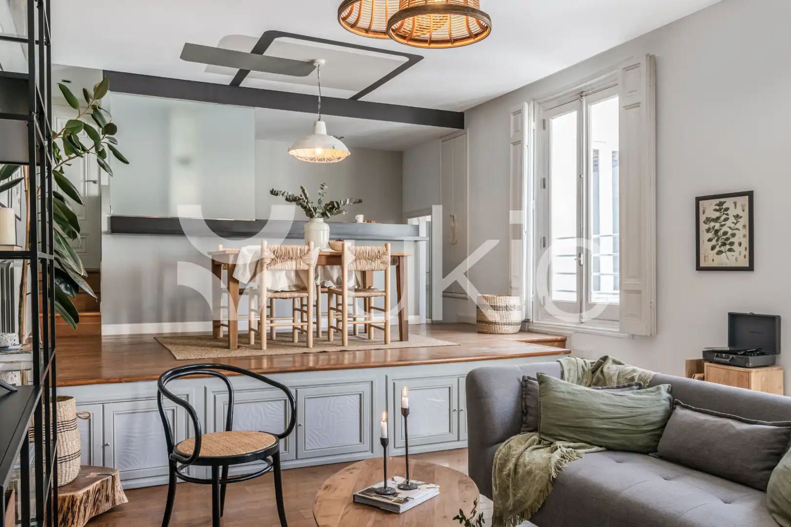 Sala de estar de Apartamento de alquiler en Centro