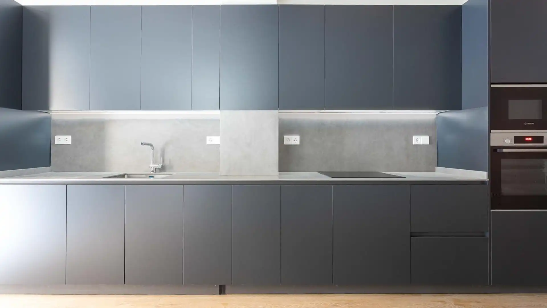 Cocina de Planta baja en venta en  Barcelona Capital con Aire acondicionado, Terraza y Alarma