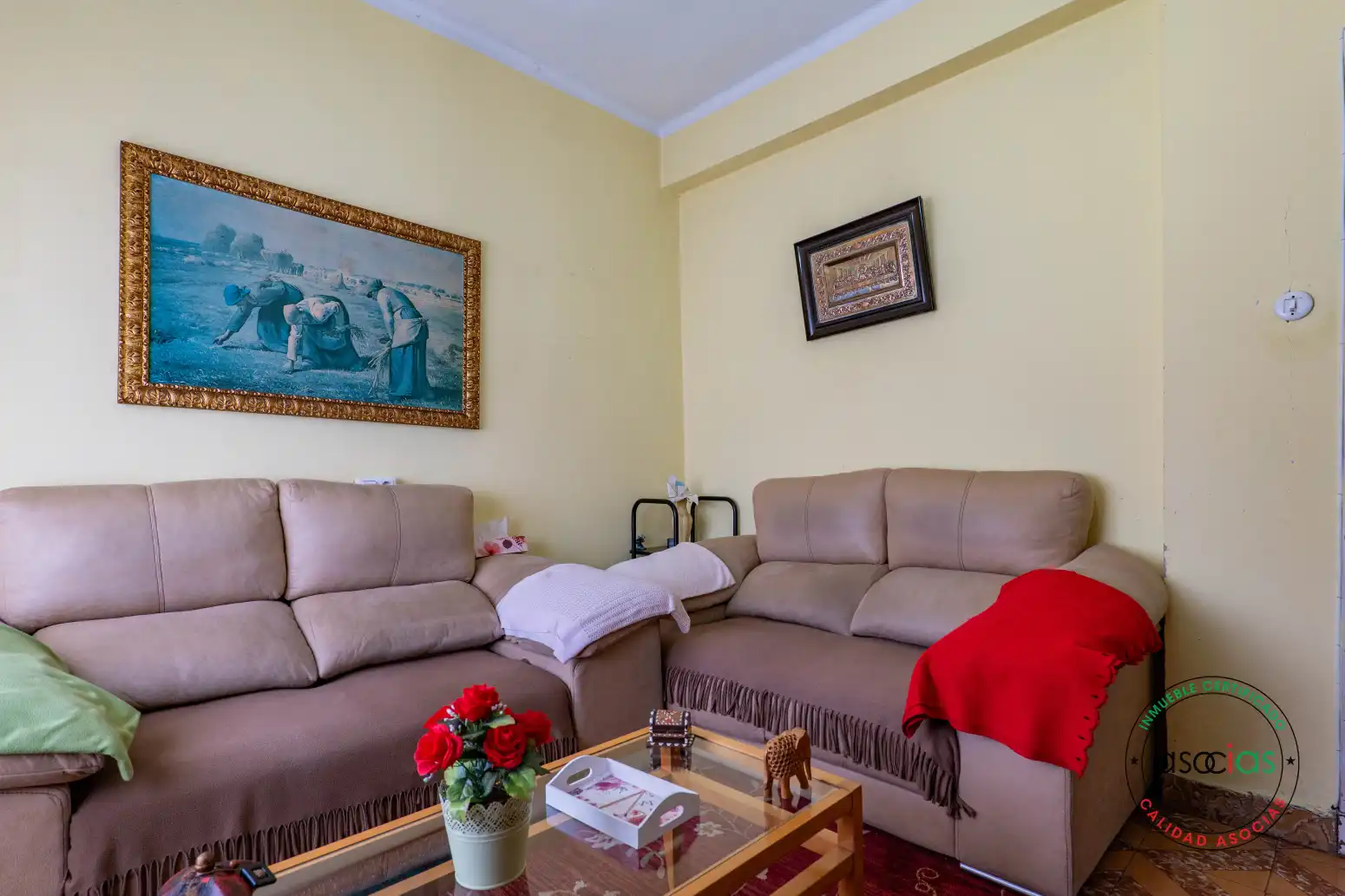 Sala de estar de Piso en venta en Gijón 