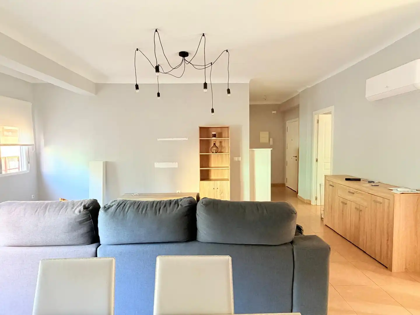 Sala de estar de Piso de alquiler en Cartagena con Aire acondicionado, Amueblado y Horno