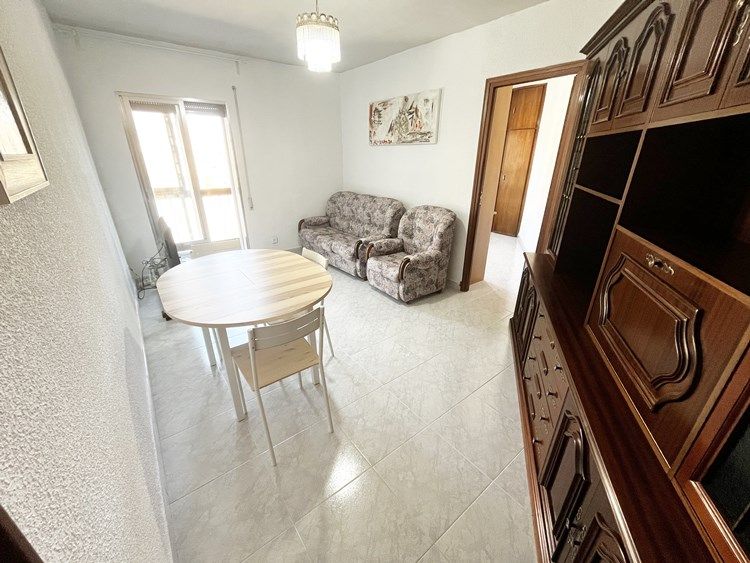 Sala d'estar de Pis de lloguer en  Madrid Capital amb Terrassa, Moblat i Forn