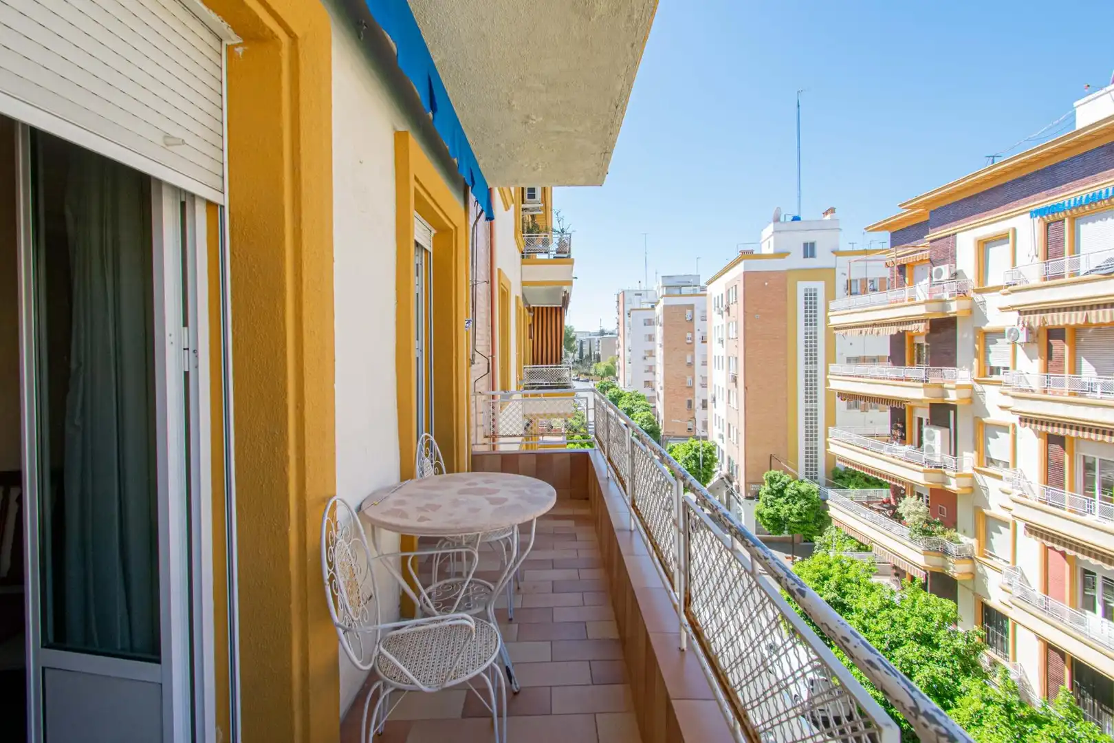 Balcony of Flat for sale in Sevilla  with Air Conditioner, Heating and Storage room