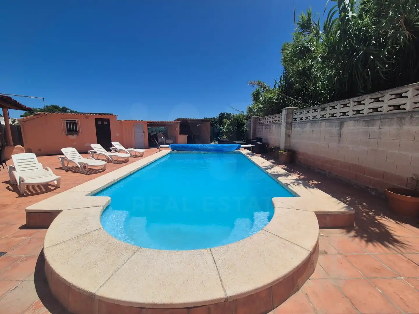 Swimming pool of Houses for sale in Gandia  with Air Conditioner, Heating and Terrace