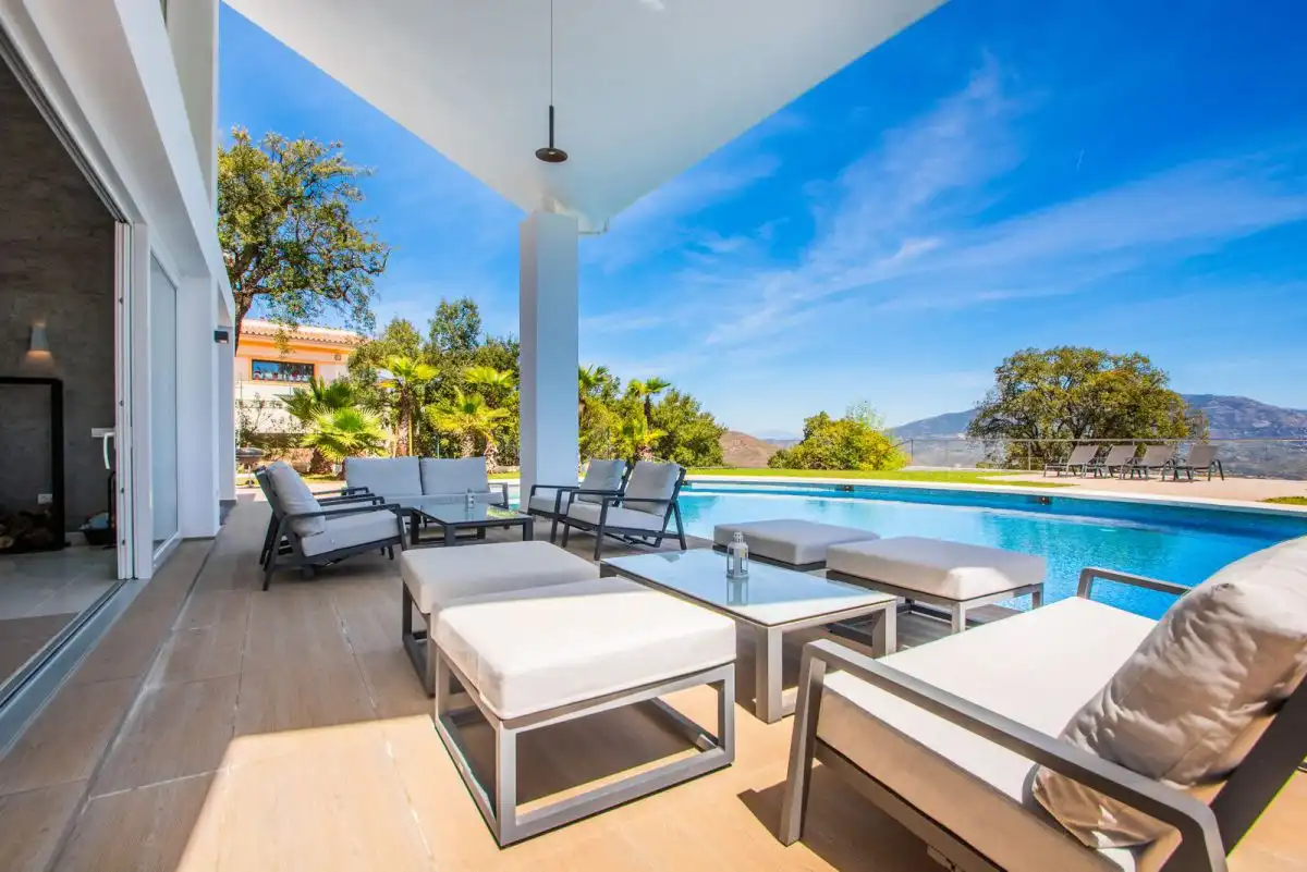 Terrace of Houses for rent in Ojén  with Terrace, Storage room and Furnished