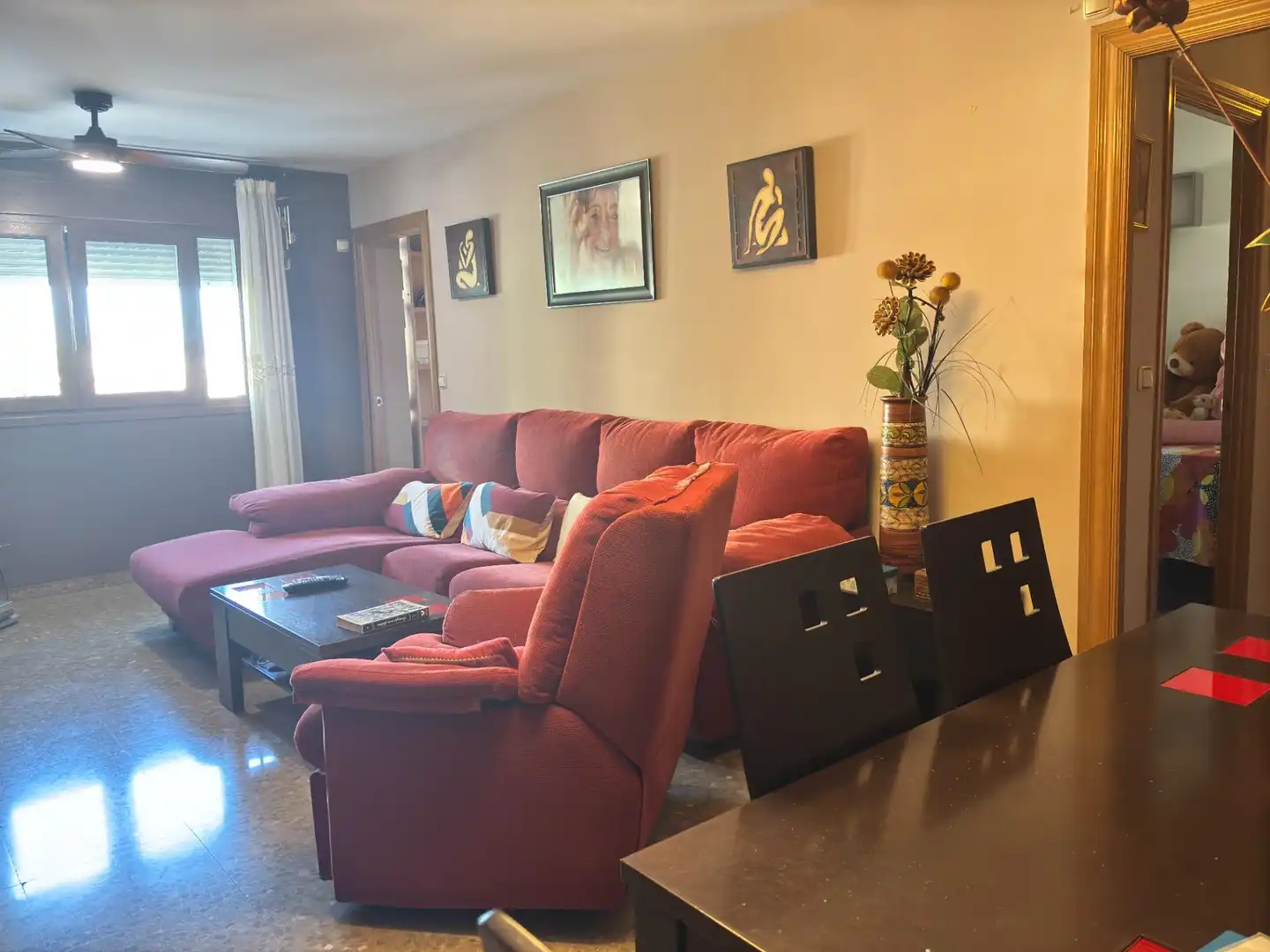 Sala d'estar de Pis en venda en Málaga amb Aire condicionat, Terrassa i Traster