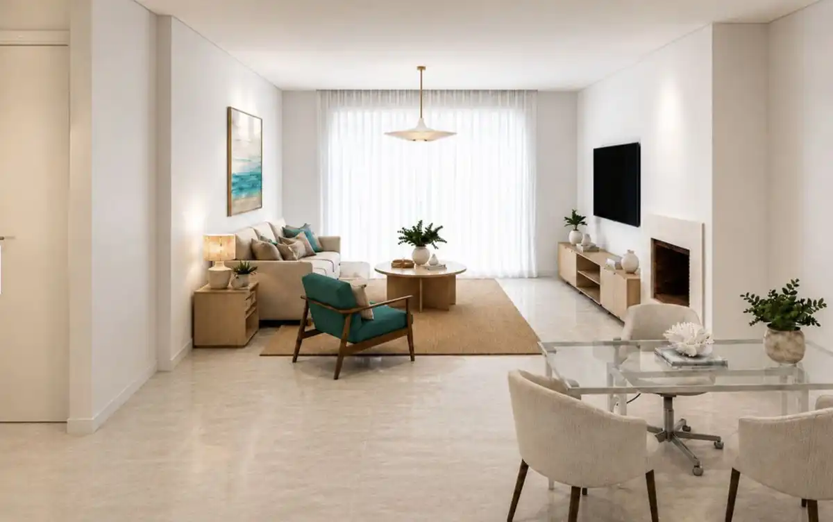 Living room of Apartments for sale in Casares  with Air Conditioner, Private garden and Terrace