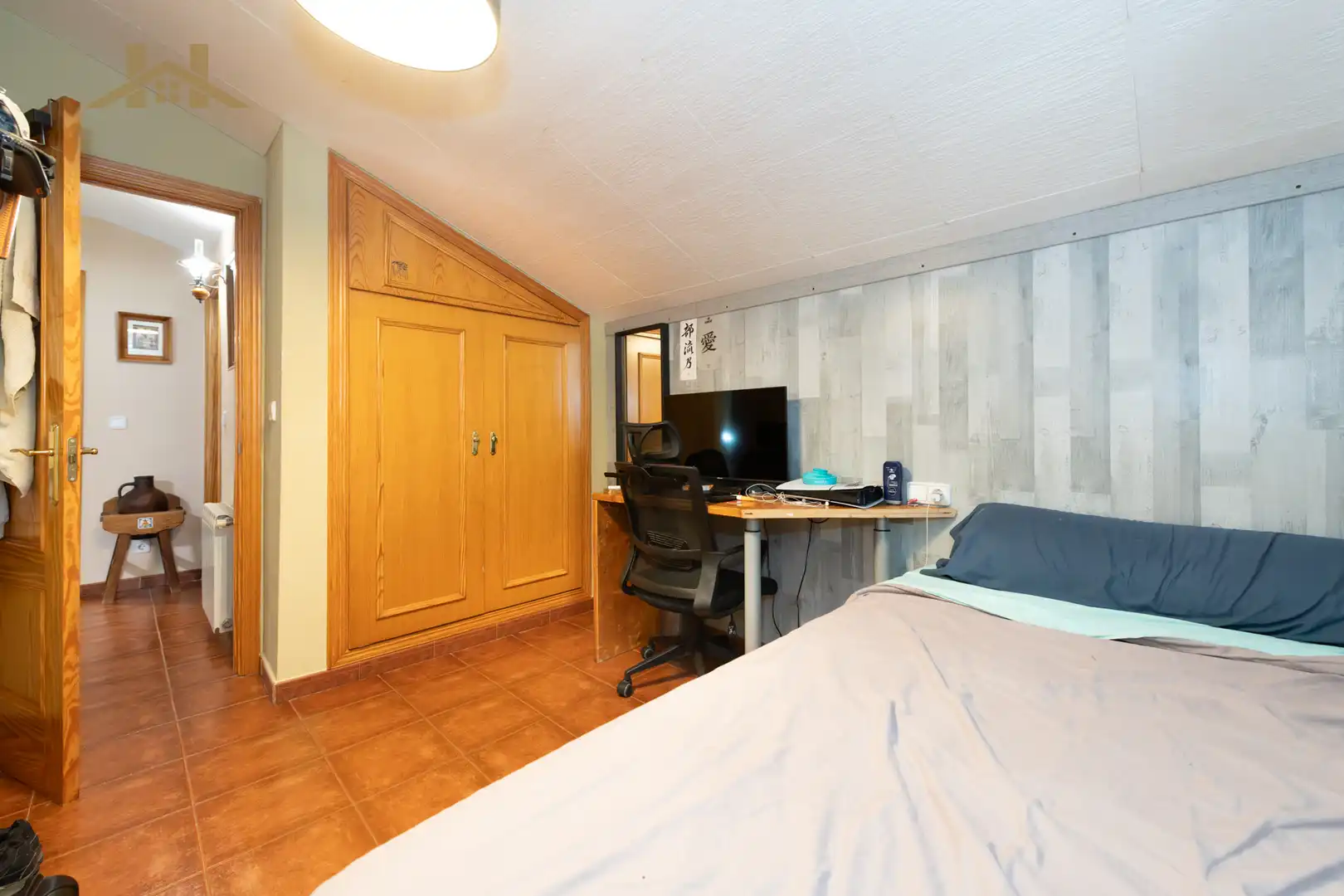 Habitación de Casa adosada en venta en Miraflores de la Sierra con Trastero, Amueblado y Horno
