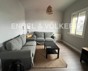 Sala d'estar de Apartament de lloguer en  Barcelona Capital amb Aire condicionat, Calefacció i Parquet