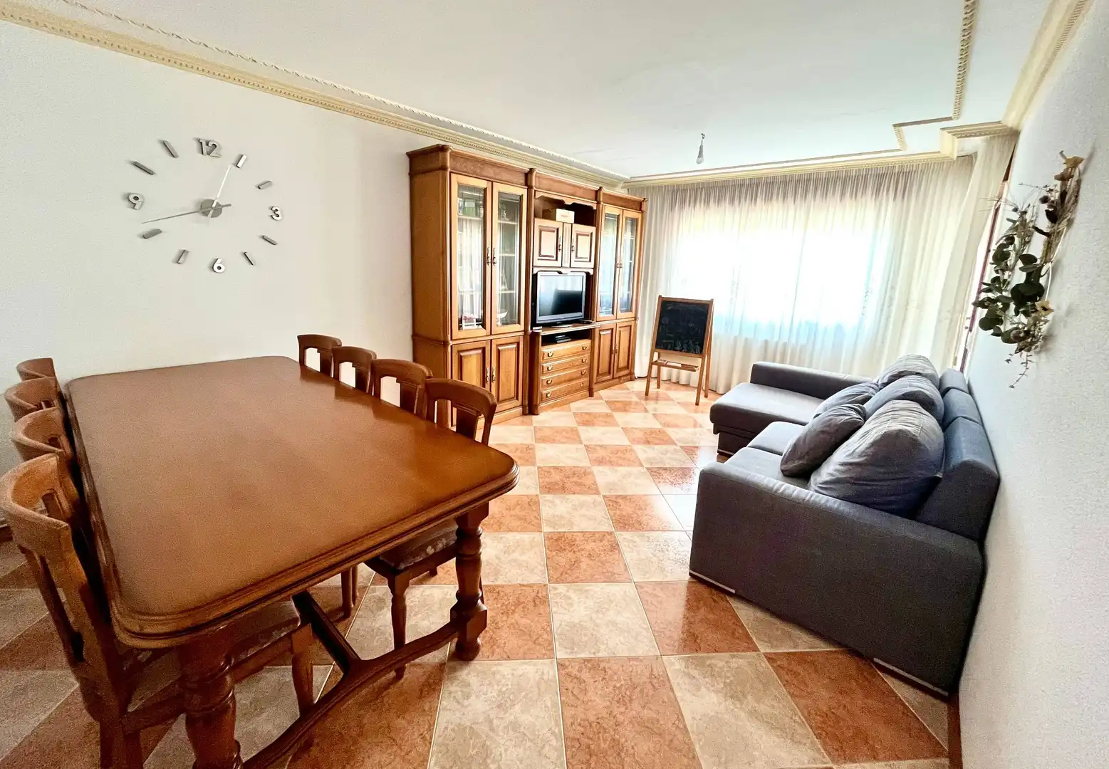 Wohnzimmer von Wohnung zum Verkauf in Touro mit Privatgarten, Terrasse und Abstellraum