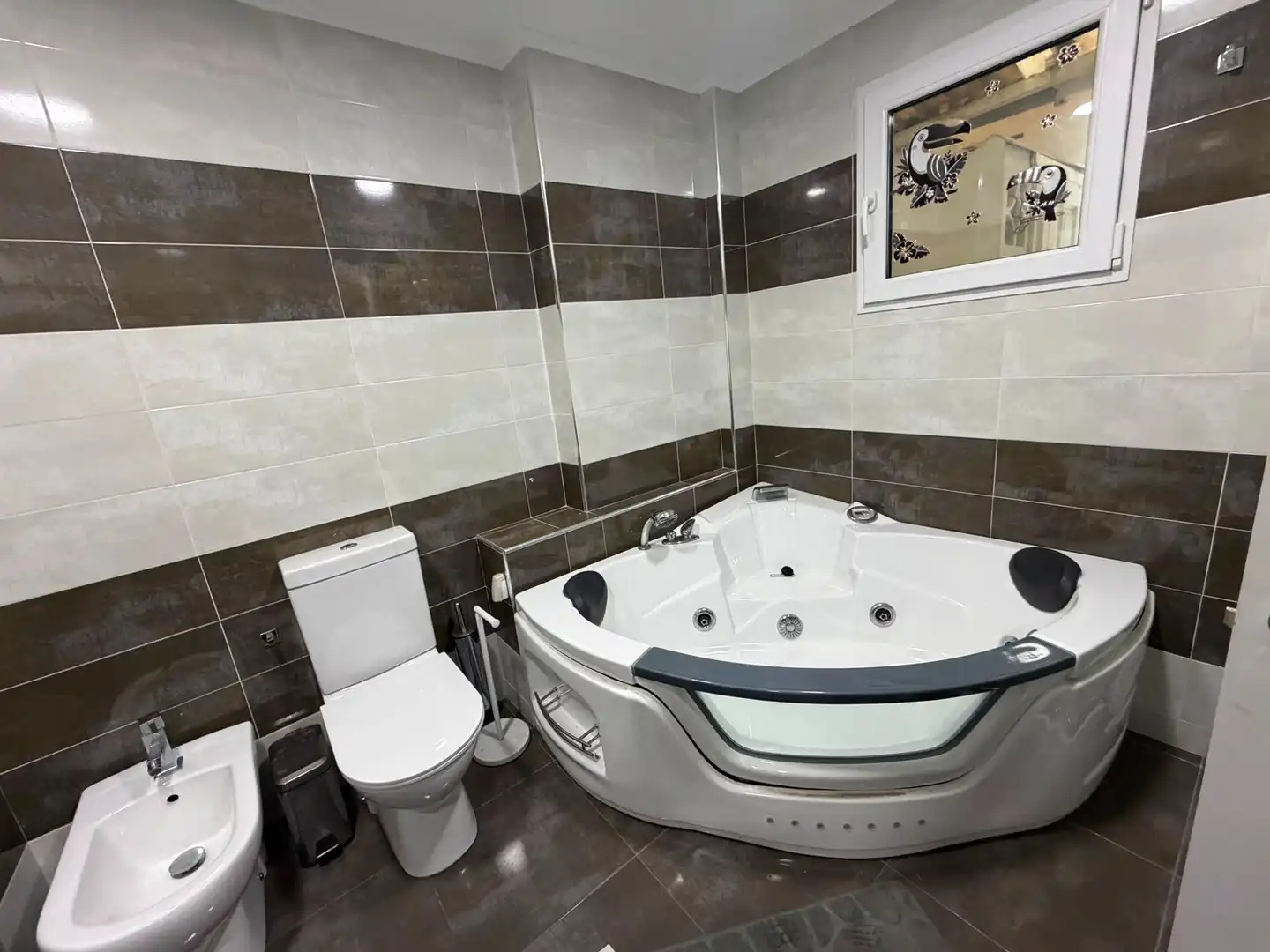 Badezimmer von Wohnung zur Miete in Sueca mit Klimaanlage, Möbliert und Ofen