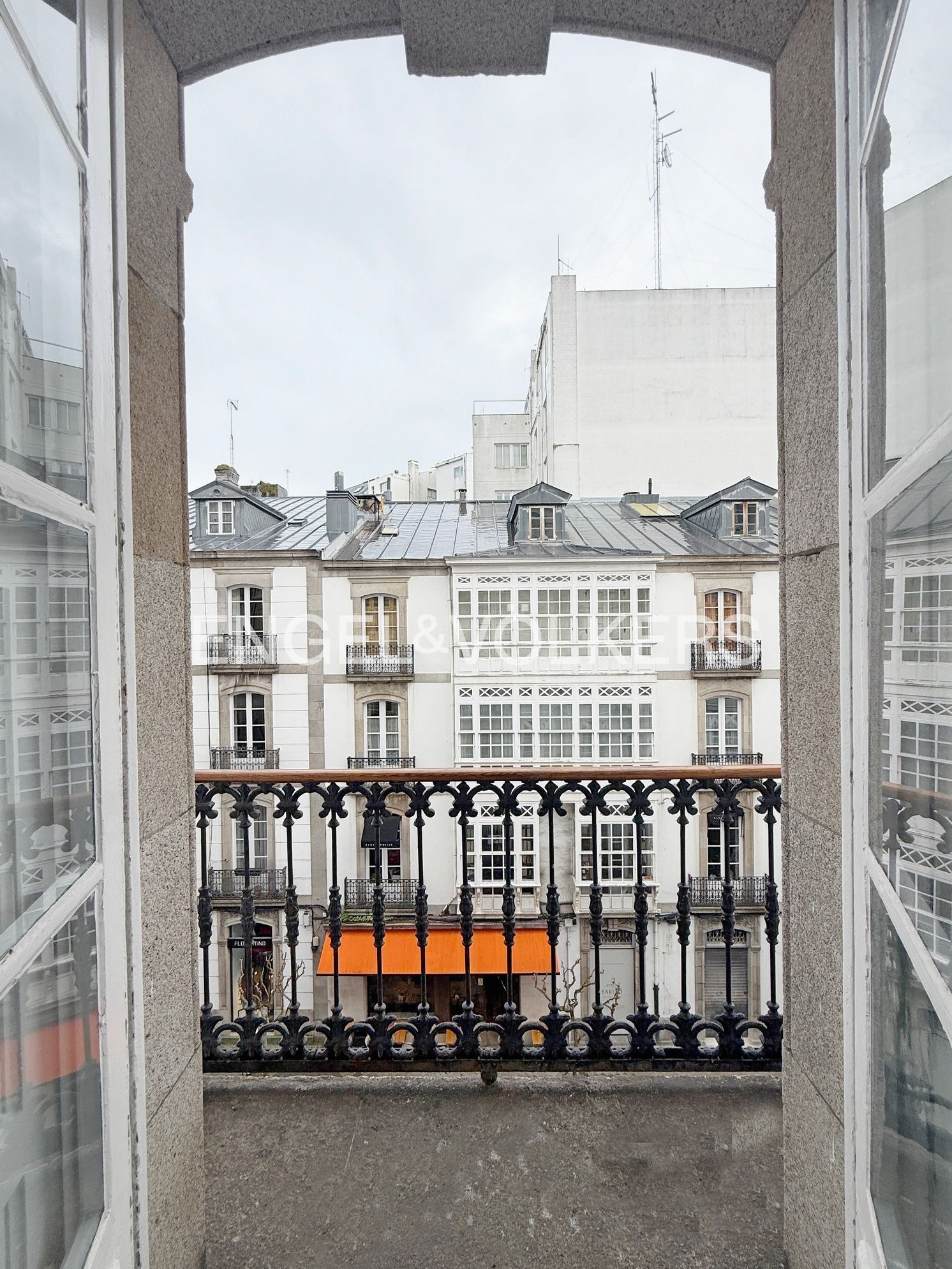 Exterior view of Flat for rent in A Coruña Capital   with Heating, Parquet flooring and Balcony