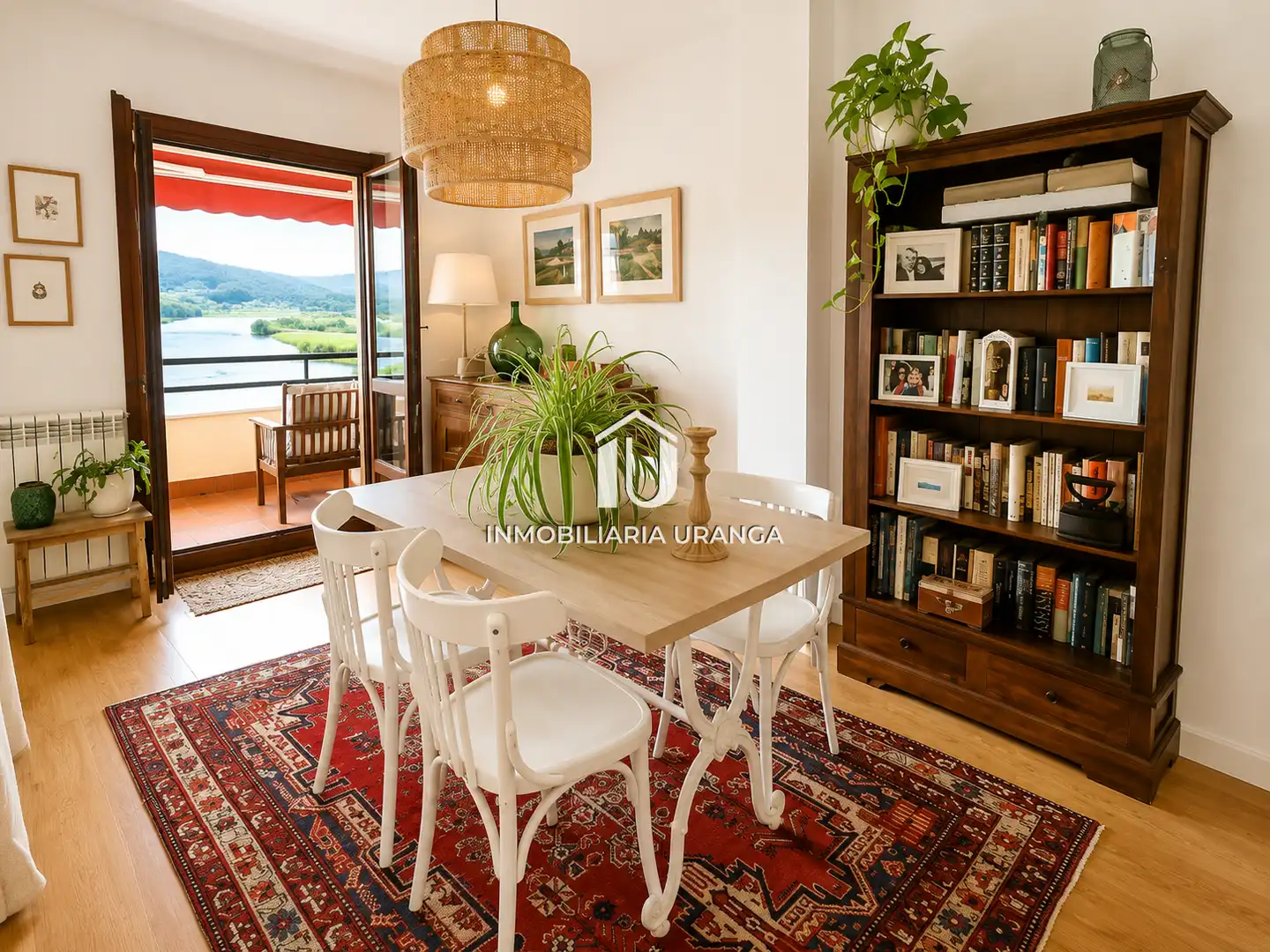 Comedor de Piso en venta en Limpias con Calefacción, Terraza y Piscina comunitaria