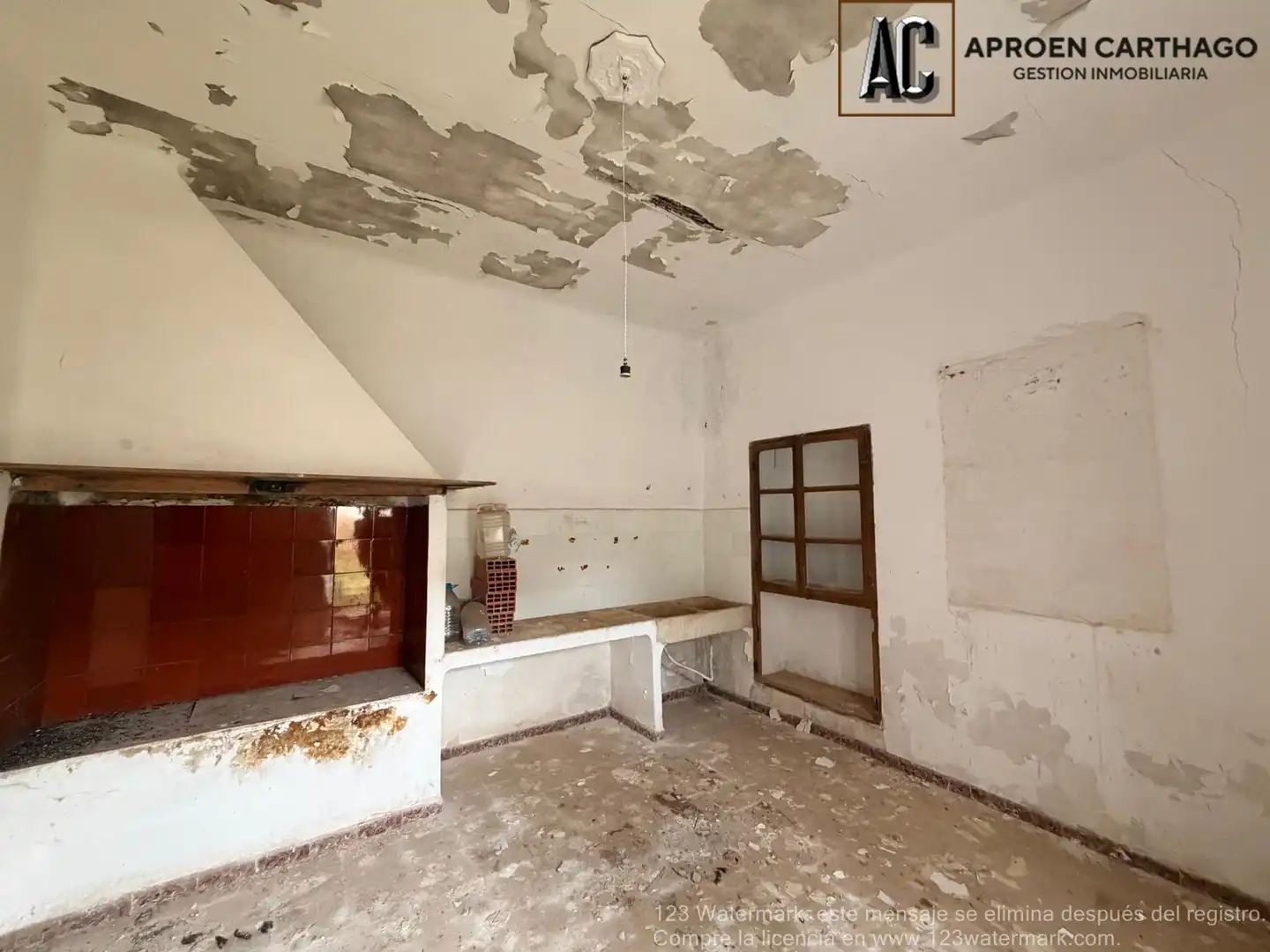 Cocina de Finca rústica en venta en Cartagena con Jardín privado
