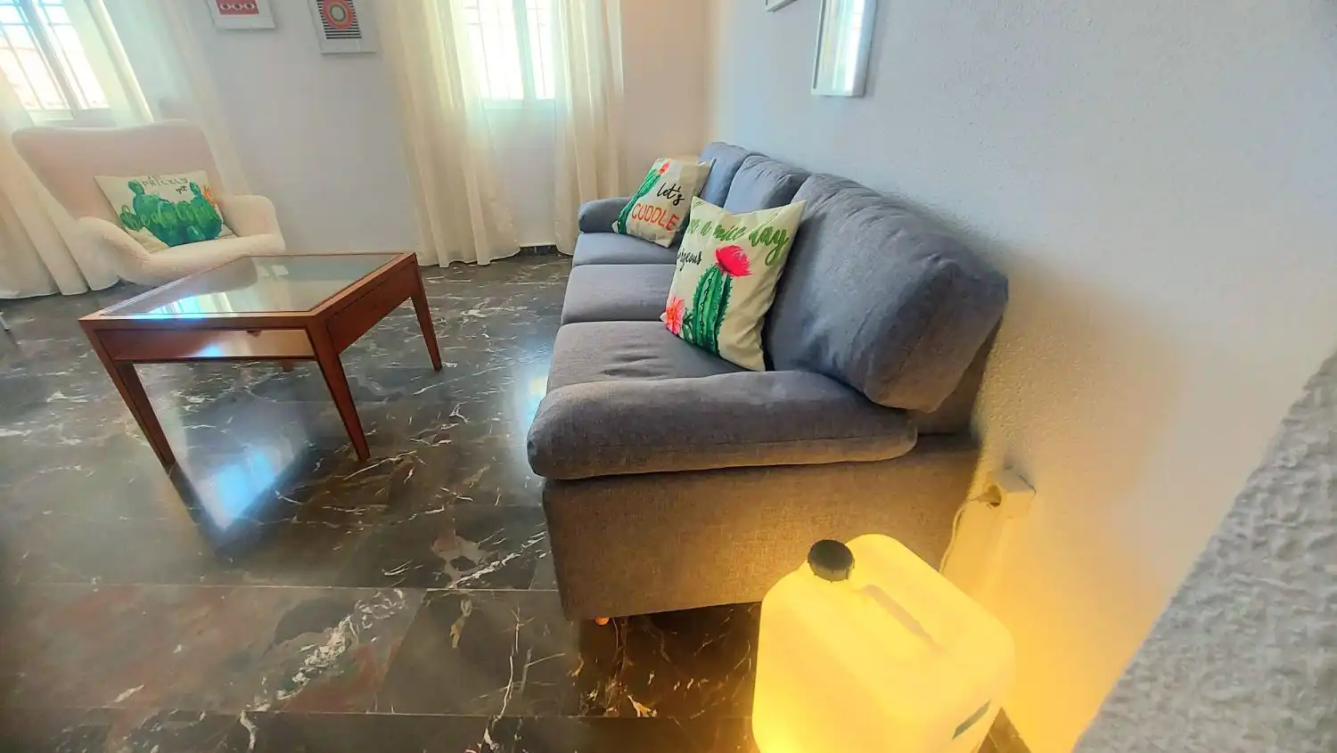 Sala d'estar de Pis de lloguer en Jaén amb Aire condicionat, Calefacció i Terrassa