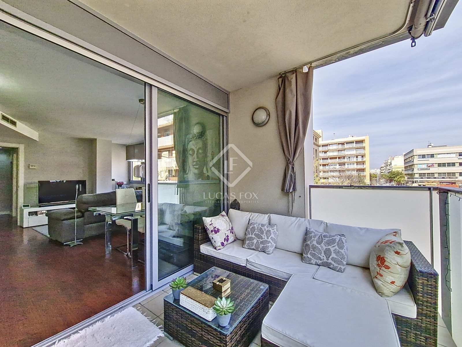 Terrace of Flat for sale in Vilanova i la Geltrú  with Air Conditioner, Heating and Terrace