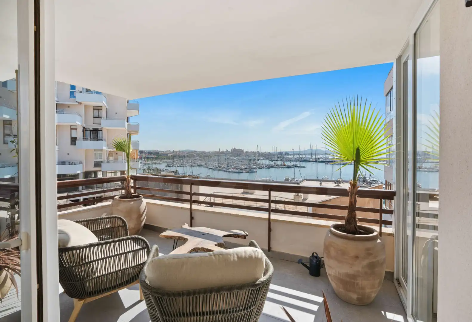 Terrace of Flat for sale in  Palma de Mallorca  with Air Conditioner, Terrace and Furnished