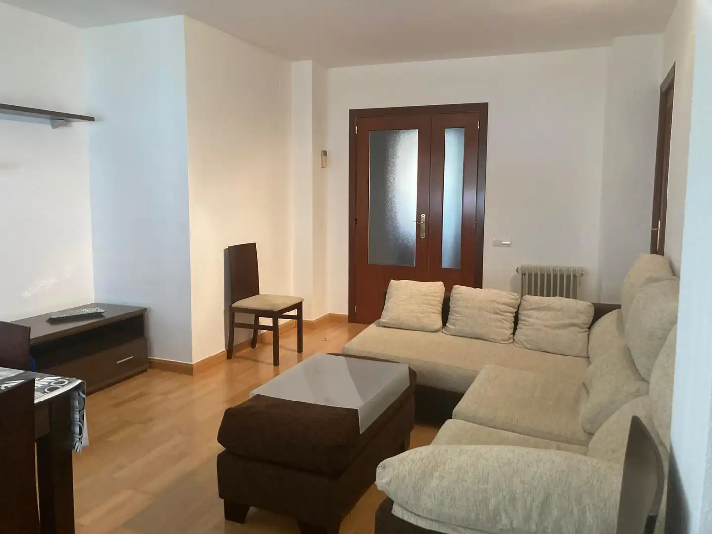 Sala de estar de Piso de alquiler en Mollet del Vallès con Calefacción, Parquet y Amueblado