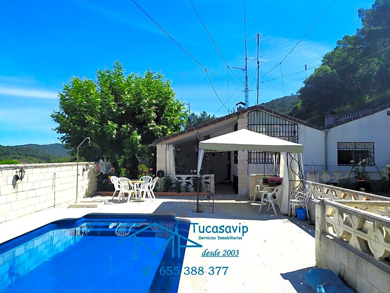 Piscina de Casa o xalet en venda en Cadalso de los Vidrios