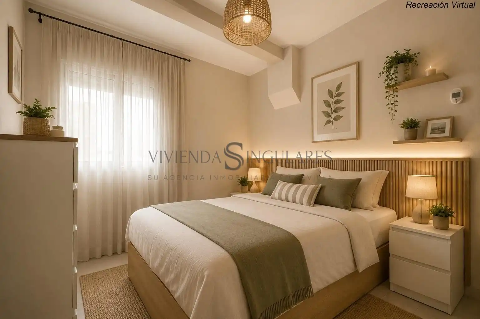 Bedroom of Flat for sale in Sevilla  with Air Conditioner and Storage room