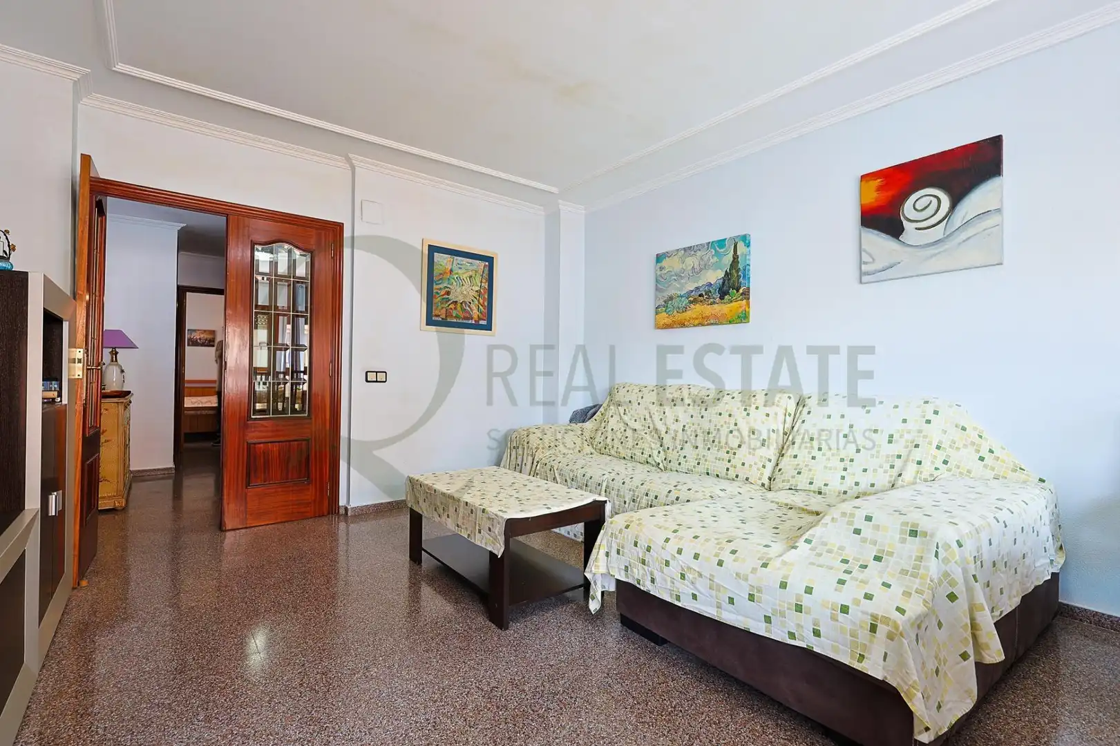 Sala de estar de Casa o chalet en venta en Castalla con Aire acondicionado, Terraza y Trastero