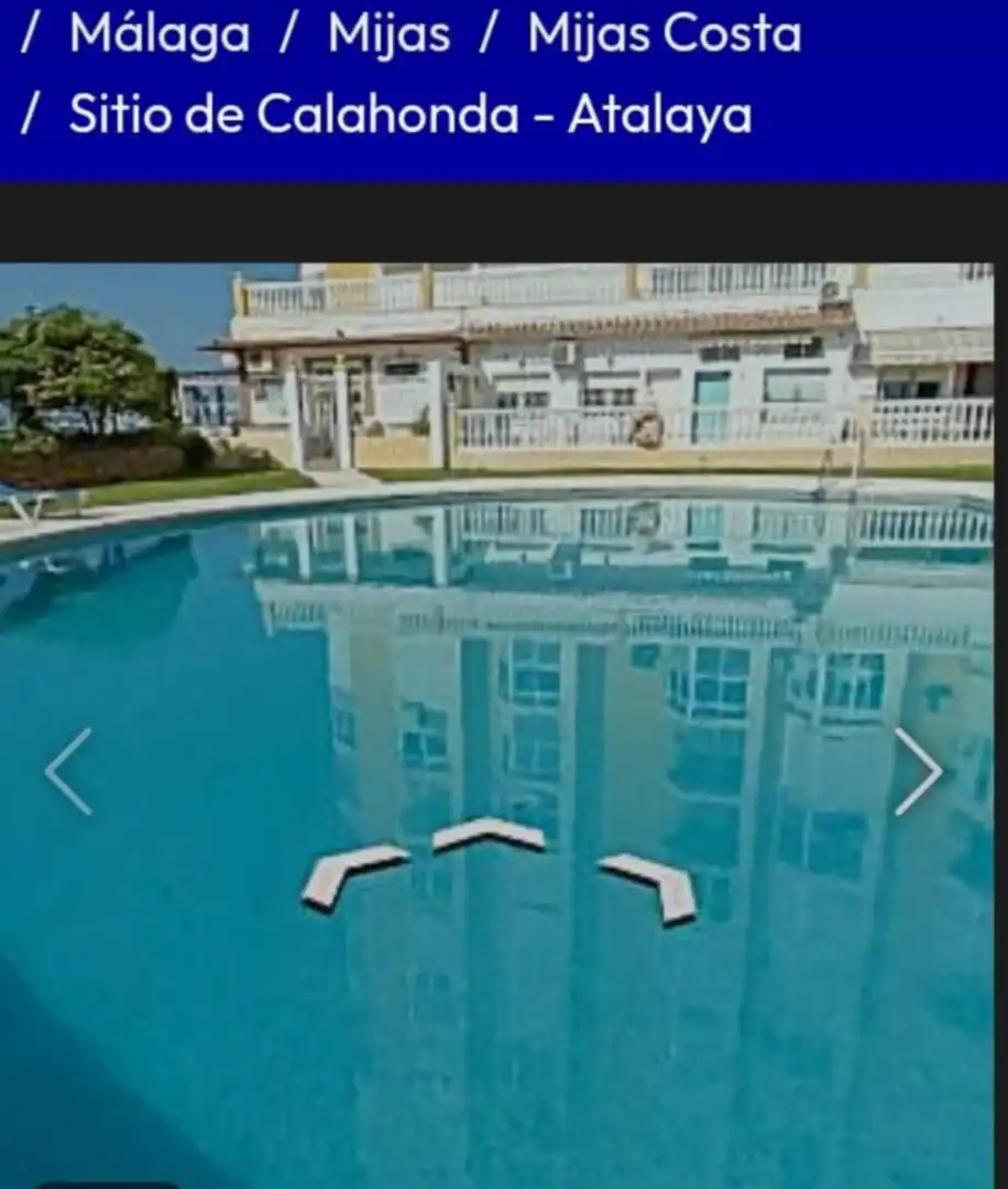Piscina de Apartament de lloguer en Mijas amb Moblat