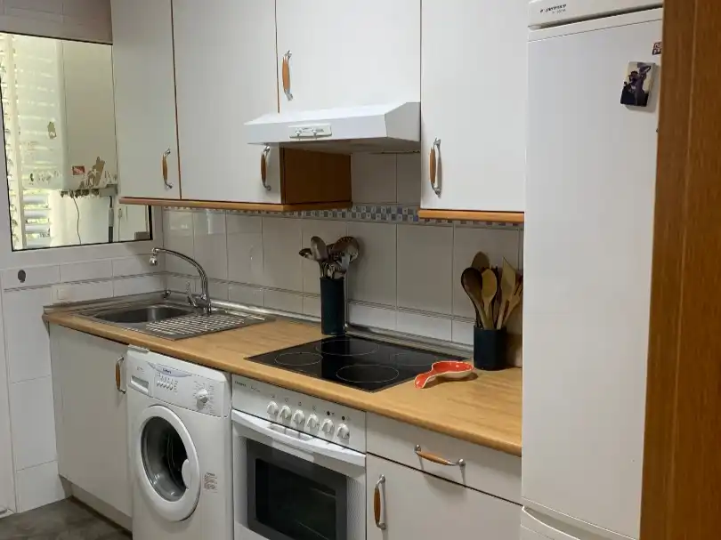 Kitchen of Flat for sale in Navalagamella, Madrid