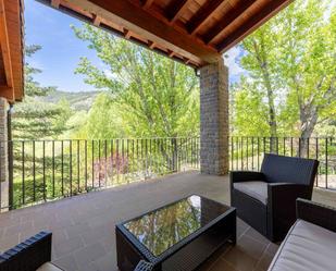 Terrassa de Casa adosada en venda en Alcalá de la Selva amb Calefacció, Jardí privat i Terrassa