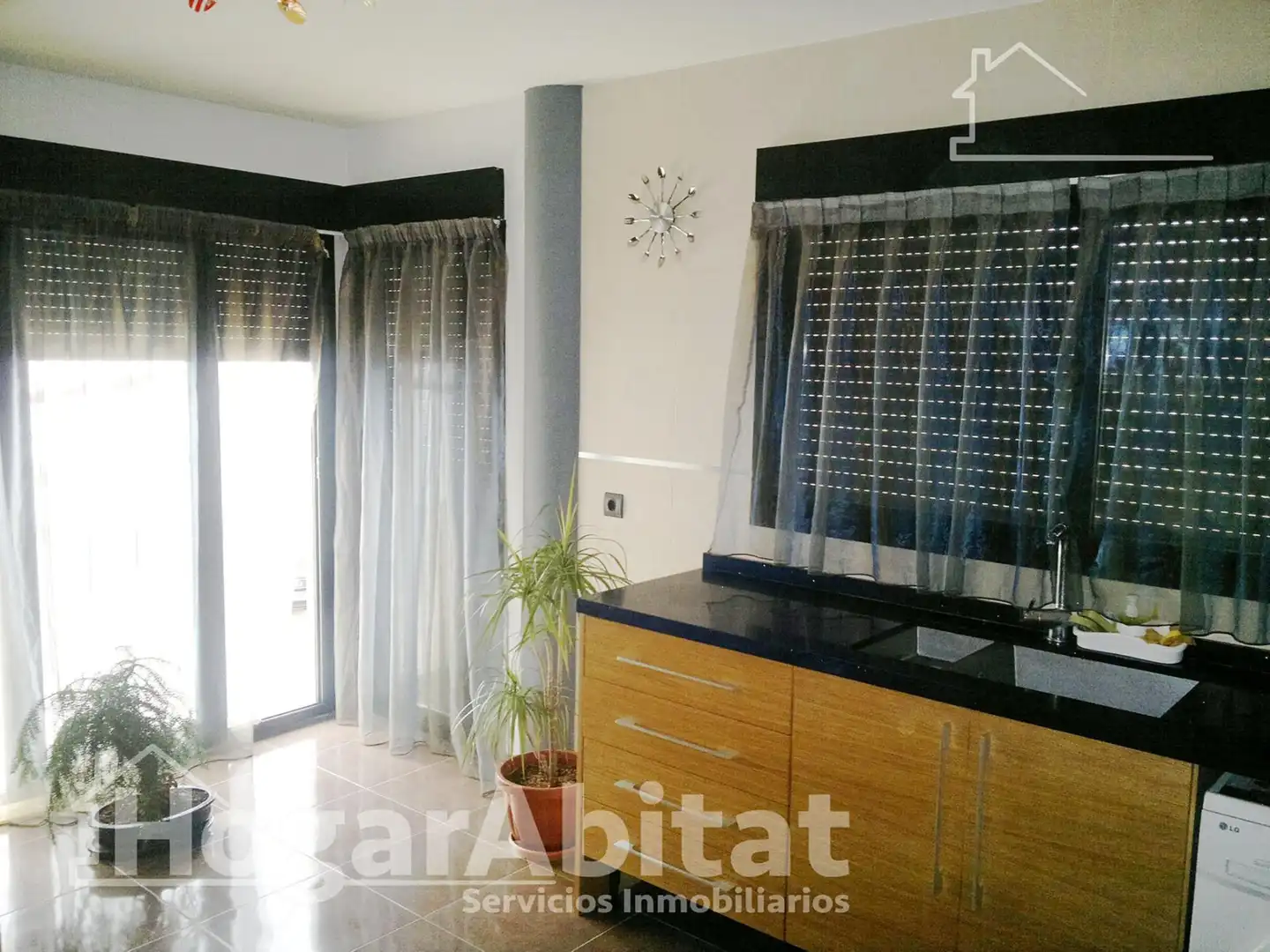 Cocina de Casa o chalet en venta en Tavernes de la Valldigna con Aire acondicionado, Calefacción y Terraza