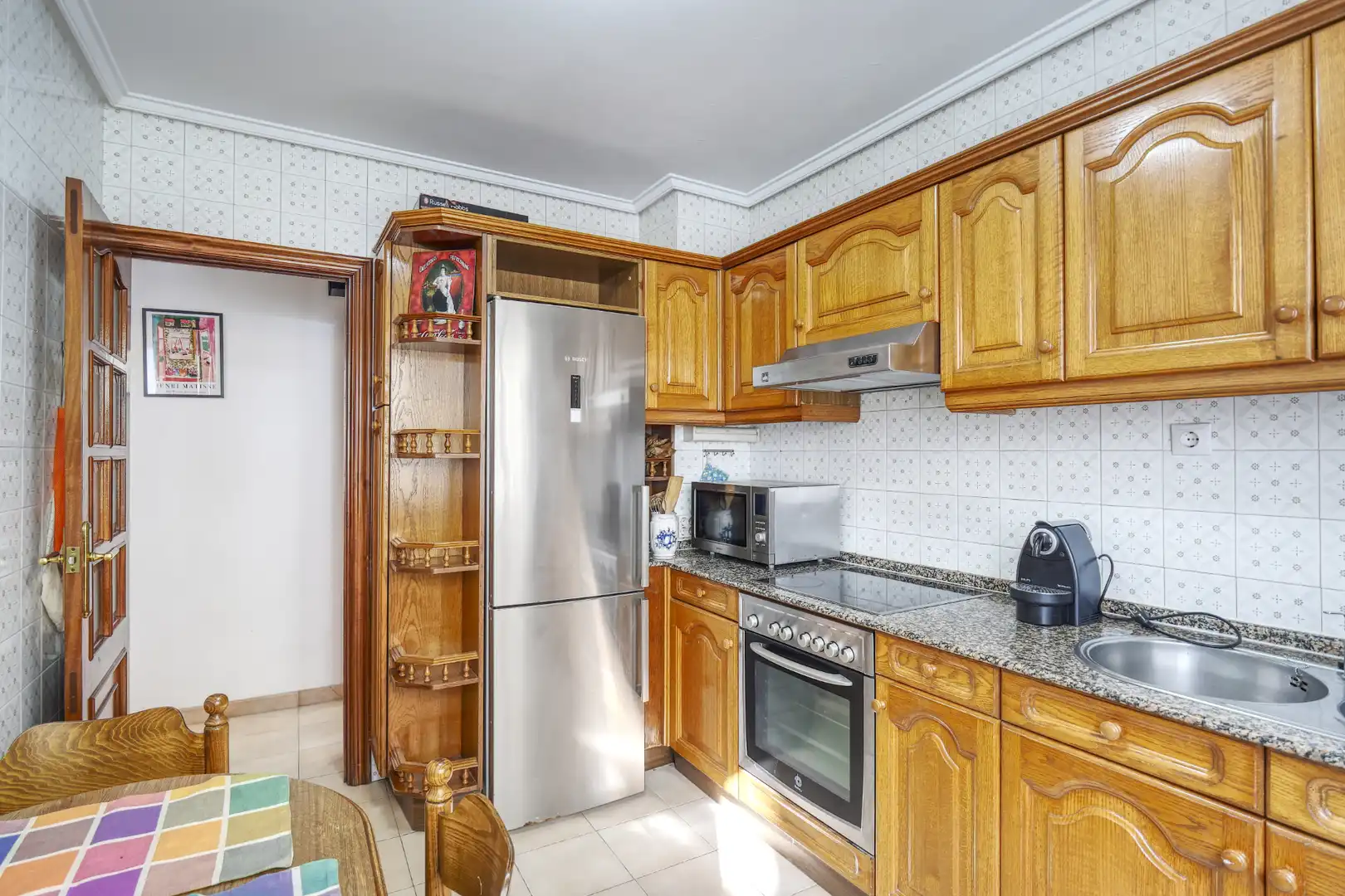 Cocina de Piso en venta en A Coruña Capital  con Calefacción, Parquet y Amueblado
