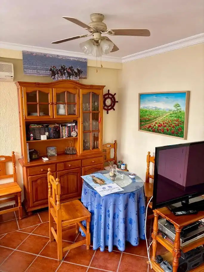 Esszimmer von Wohnung zur Miete in Sanlúcar de Barrameda mit Klimaanlage, Heizung und Möbliert