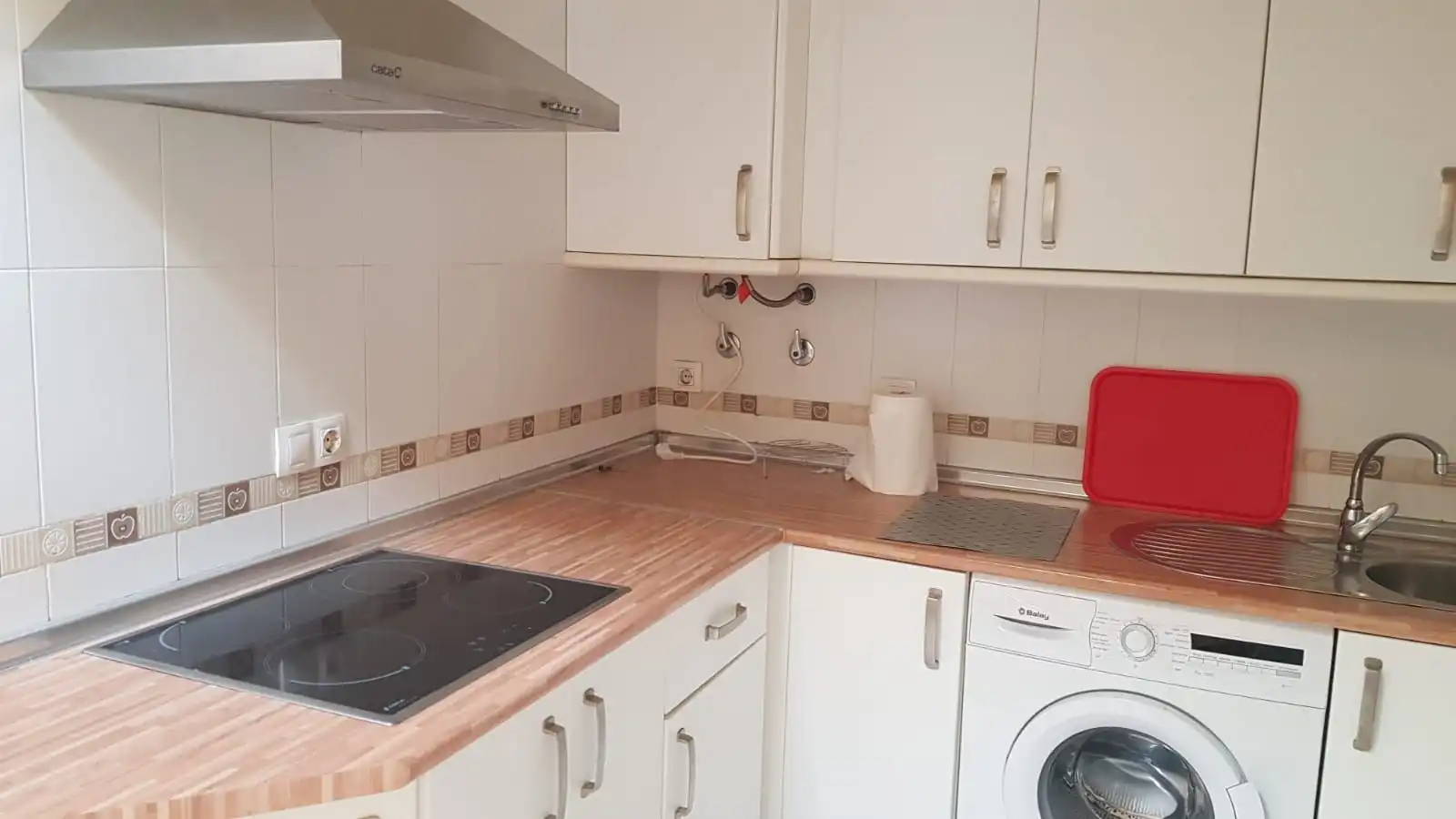Kitchen of Apartments for rent in Málaga  with Air Conditioner, Furnished and Washing machine