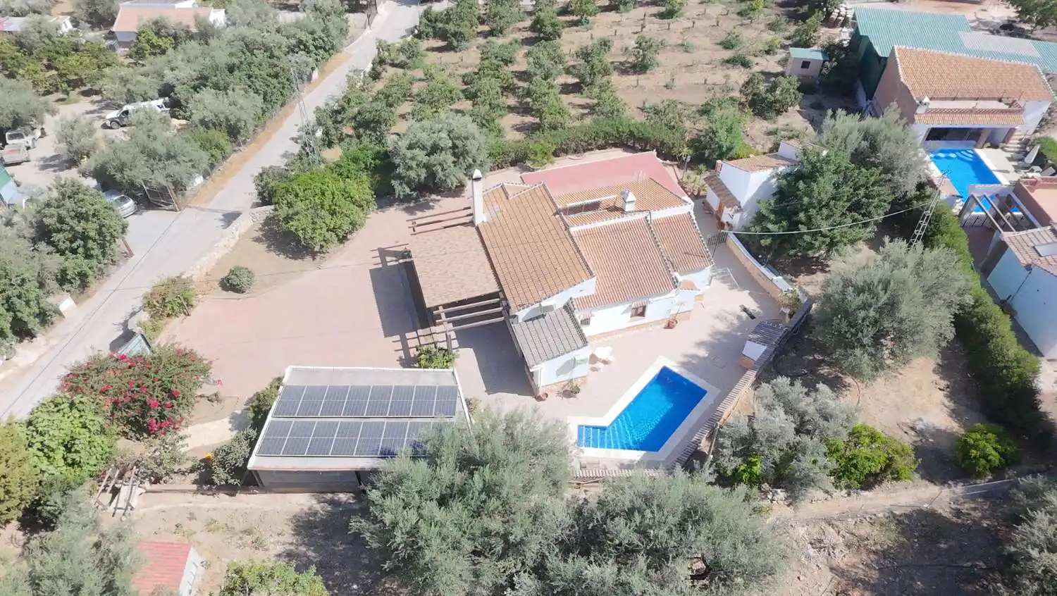 Vista exterior de Casa o chalet en venta en Periana con Aire acondicionado, Calefacción y Terraza