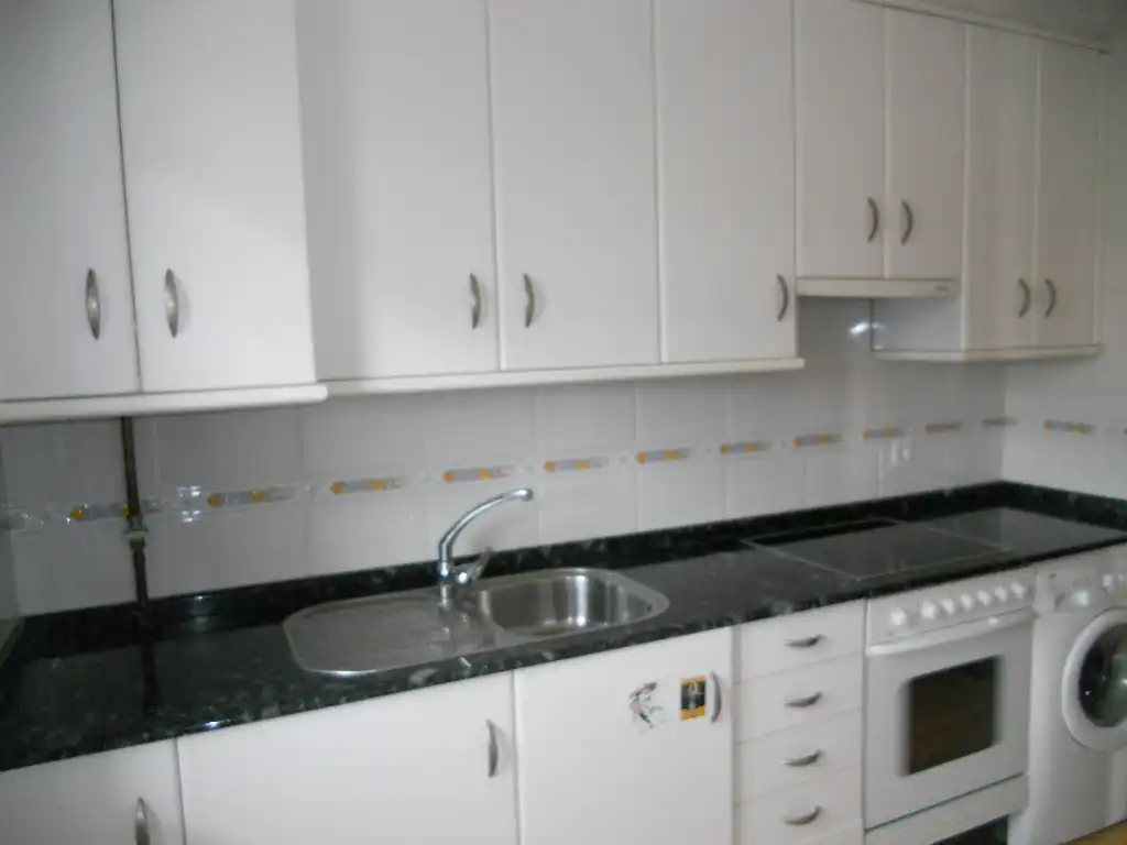 Cocina de Piso de alquiler en Santiago de Compostela  con Calefacción, Trastero y Horno