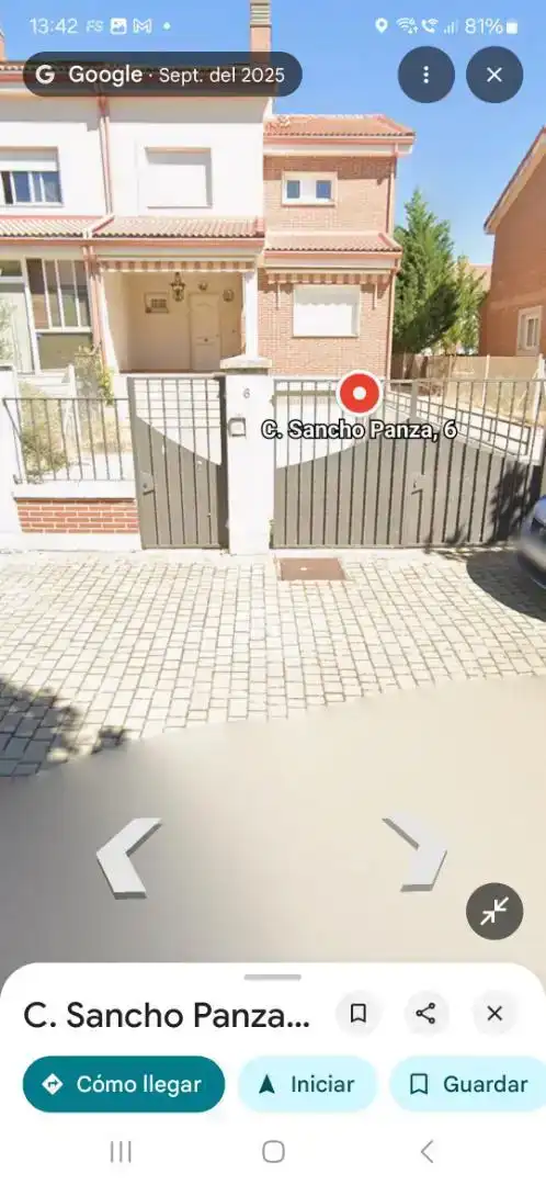 Aparcament de Casa adosada en venda en Boecillo amb Balcó