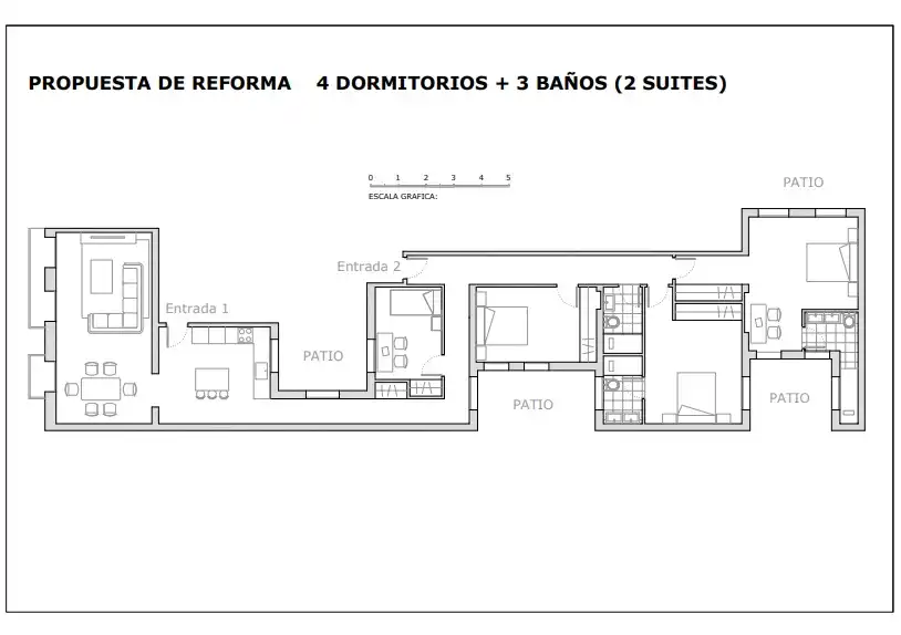 Piso en venta en Madrid con Aire acondicionado, Calefacción y Parquet
