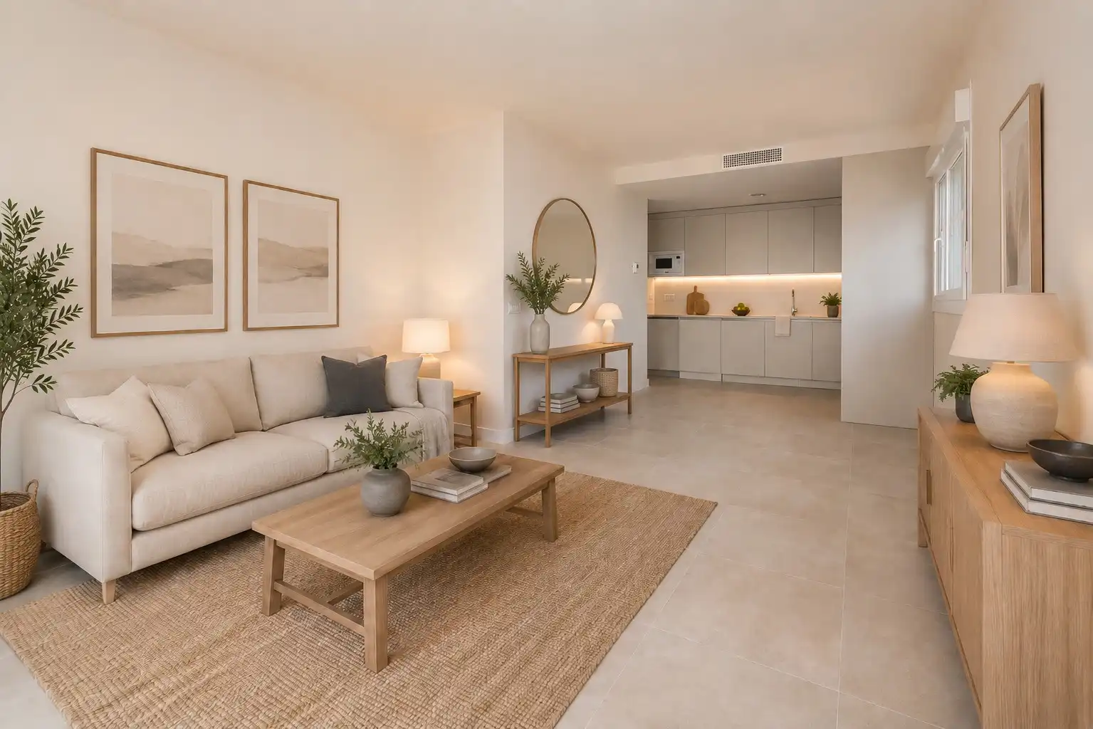 Sala de estar de Ático en venta en Torremolinos con Aire acondicionado, Calefacción y Terraza