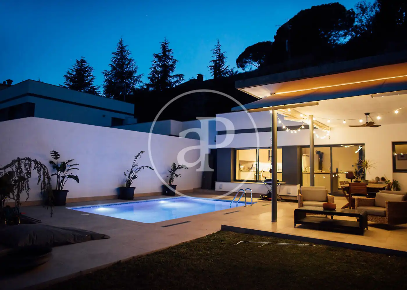 Terraza de Casa o chalet de alquiler en Sant Vicenç de Montalt con Aire acondicionado, Calefacción y Jardín privado