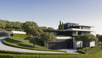 Vista exterior de Casa o xalet en venda en Benahavís amb Aire condicionat, Terrassa i Piscina