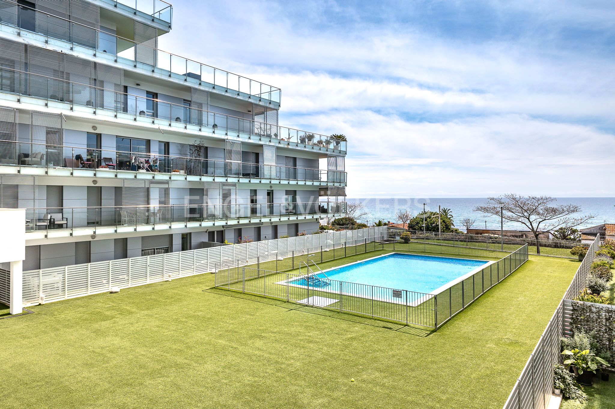 Piscina de Apartament de lloguer en Sant Andreu de Llavaneres amb Calefacció