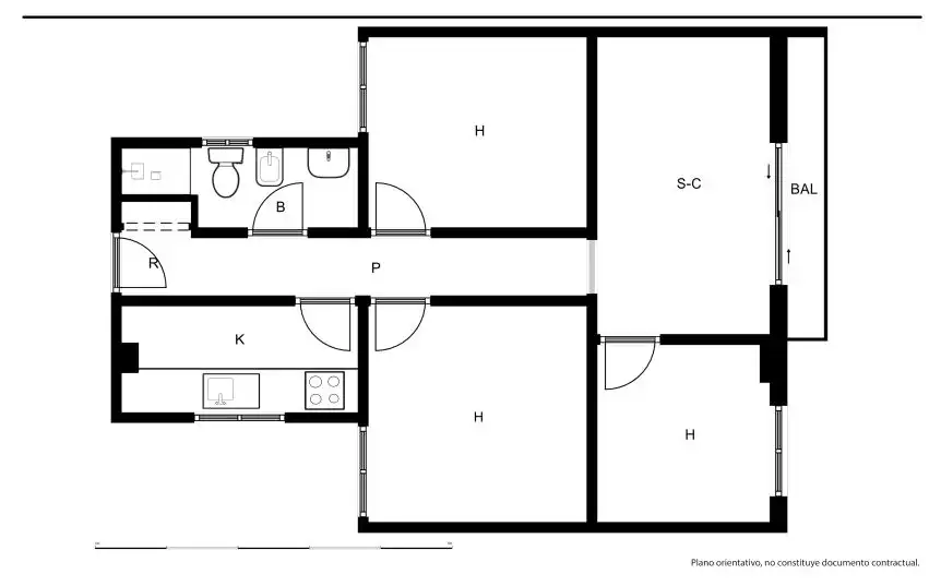 Wohnung mit Terrasse zum Verkauf in Carrer d' Antonio Ponz, imagen 22