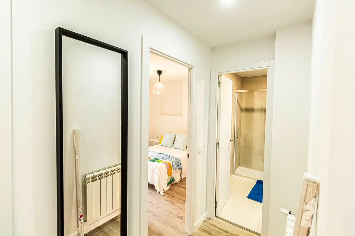Bedroom of Flat for sale in Madrid  with Air Conditioner, Heating and Terrace
