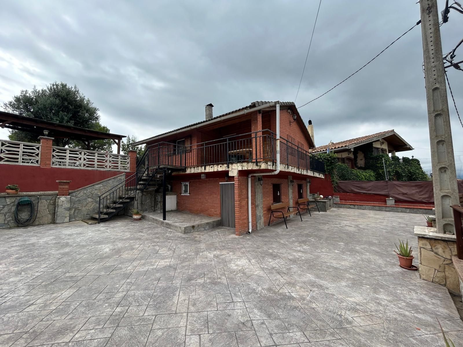 Vista exterior de Casa o xalet en venda en Piera amb Aire condicionat, Jardí privat i Traster