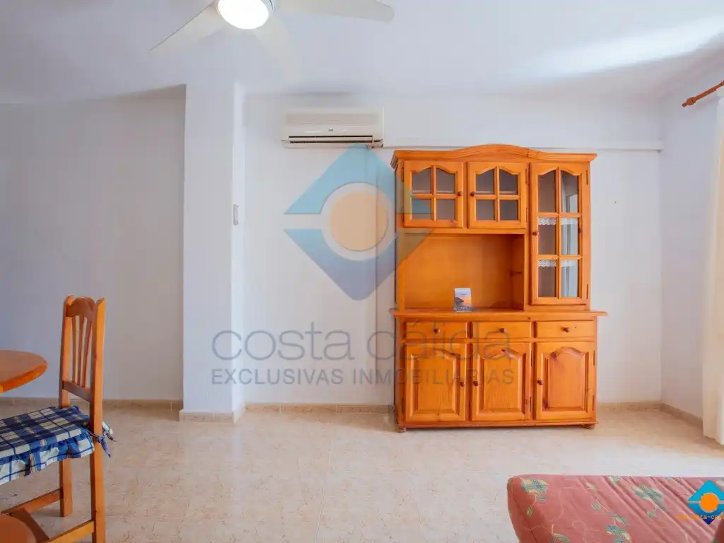 Living room of Flat for sale in Mazarrón  with Air Conditioner, Private garden and Terrace