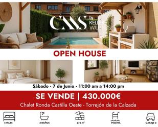 Vista exterior de Casa adosada en venda en Torrejón de la Calzada amb Calefacció, Jardí privat i Terrassa