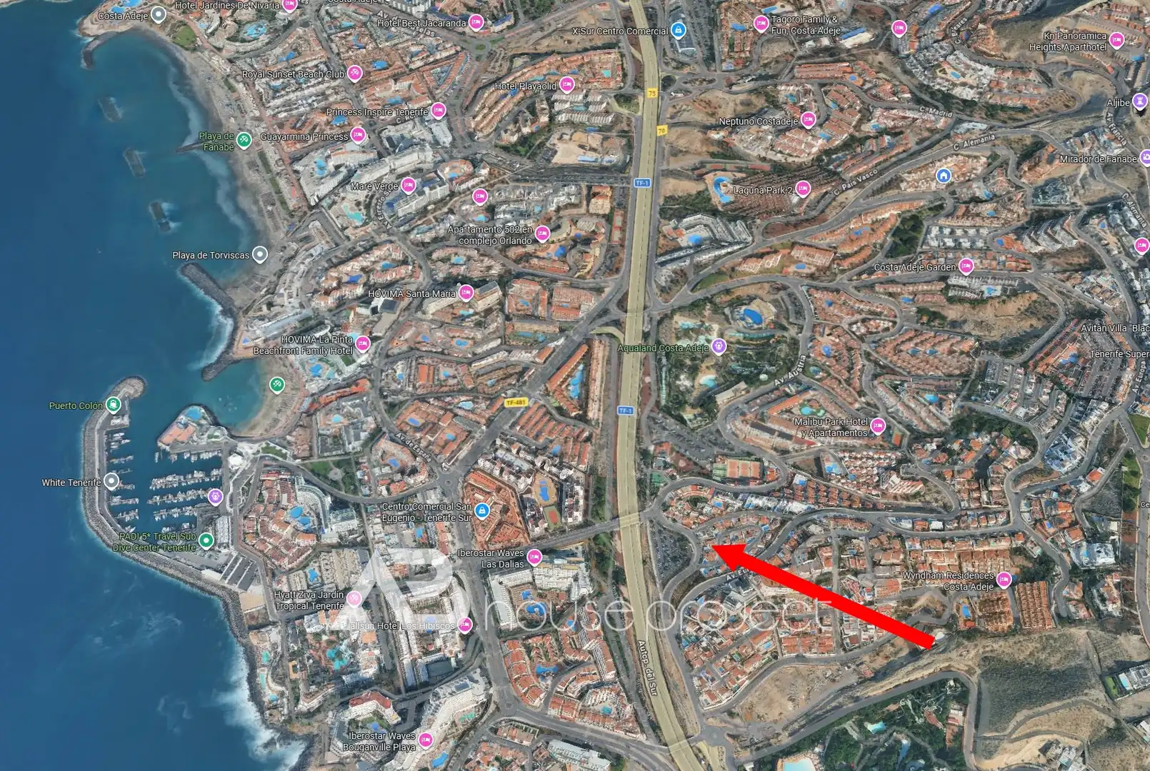 Exterior view of Houses for sale in Costa Adeje