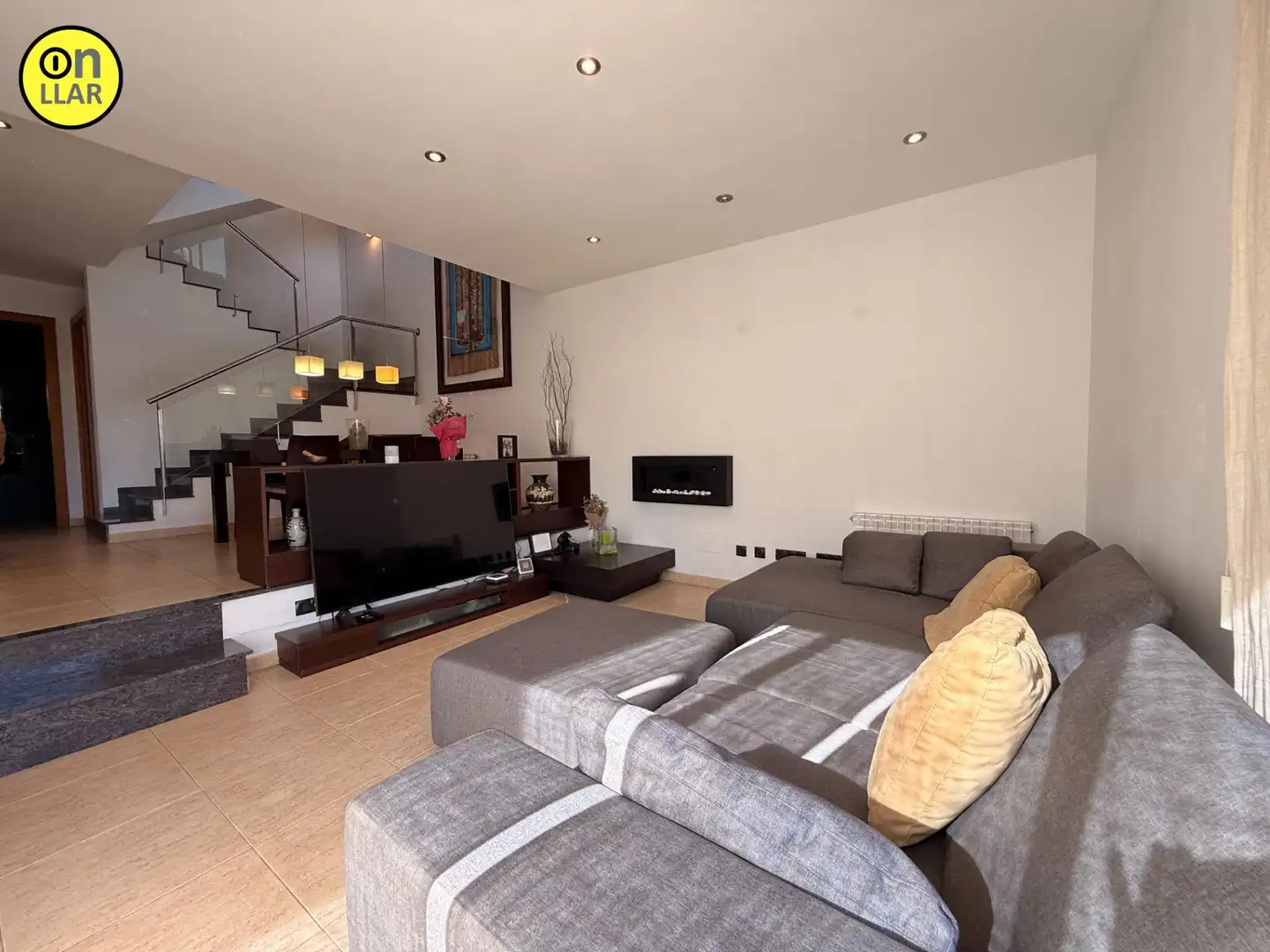 Sala de estar de Casa o chalet en venta en L'Ametlla del Vallès